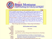 Tablet Screenshot of brucemontague.ca